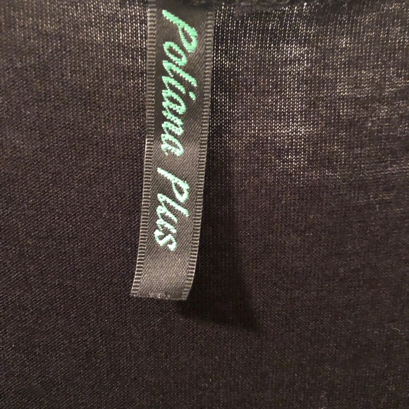 NWOT Black/Grass Maxi Dress 1X - Picture 5 of 6